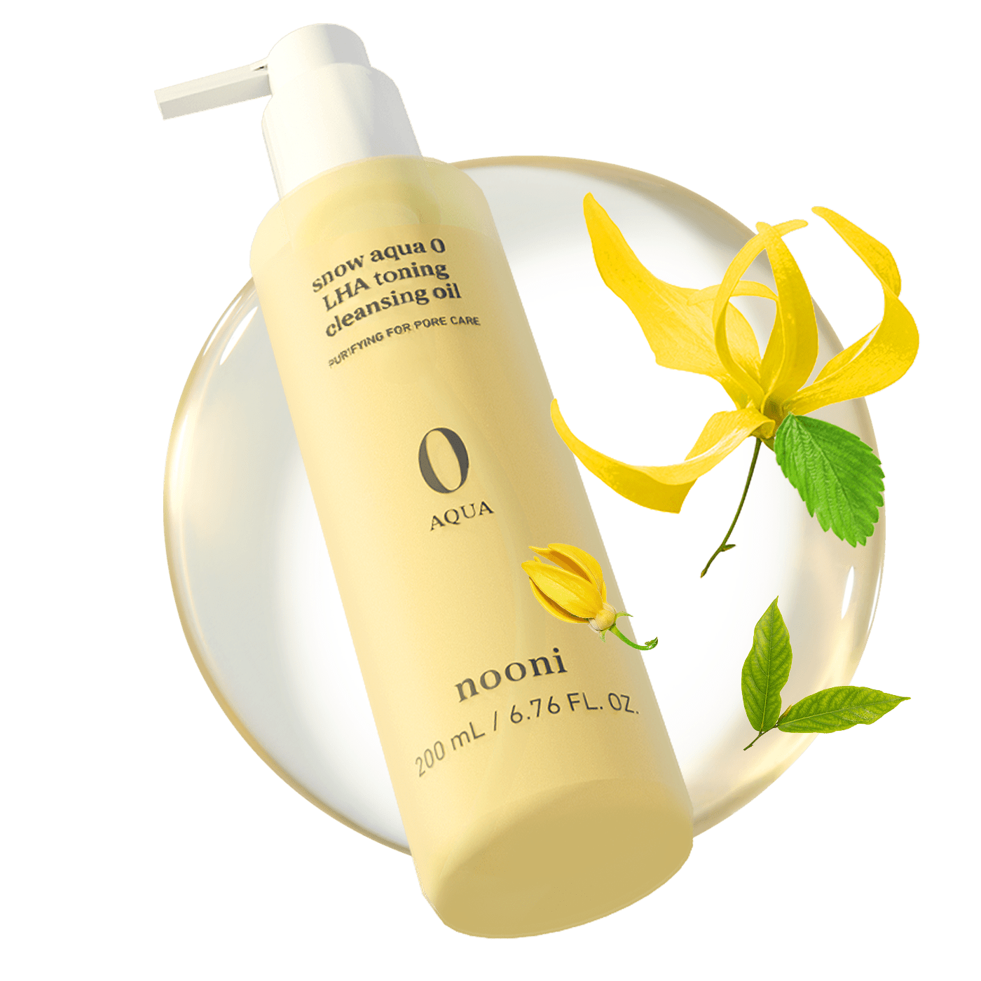 nooni Snow Aqua 0 LHA Toning Cleansing Oil - Nooni