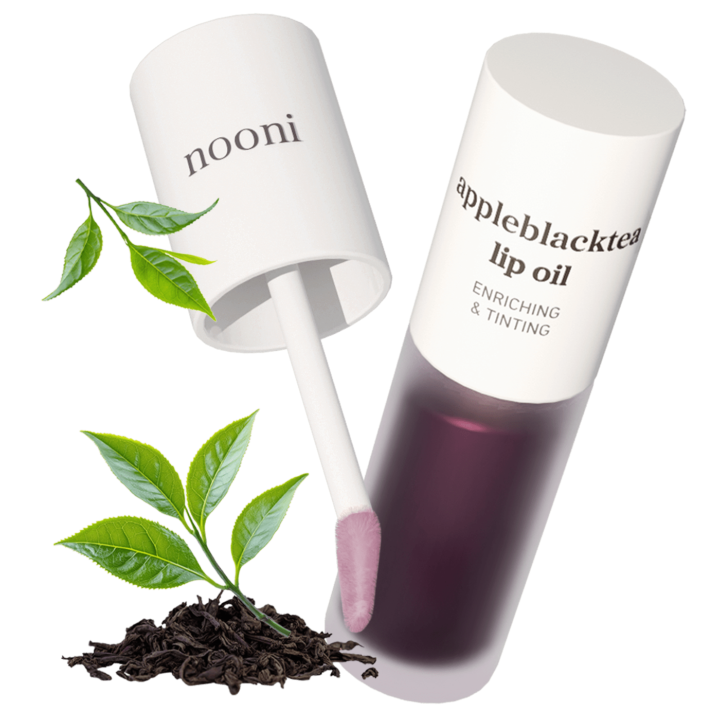 nooni appleblacktea lip oil - Nooni