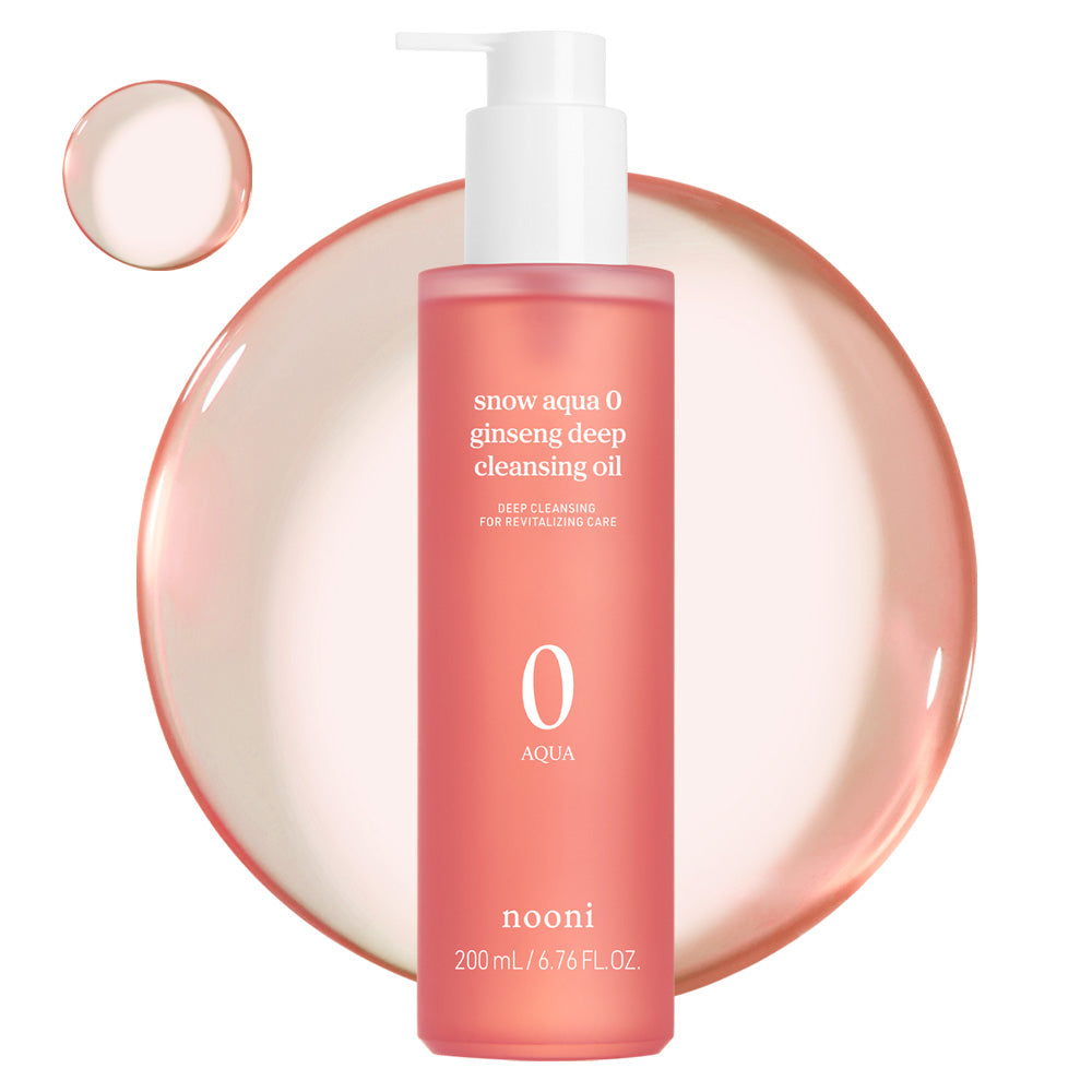 snow aqua 0 ginseng deep cleansing oil
