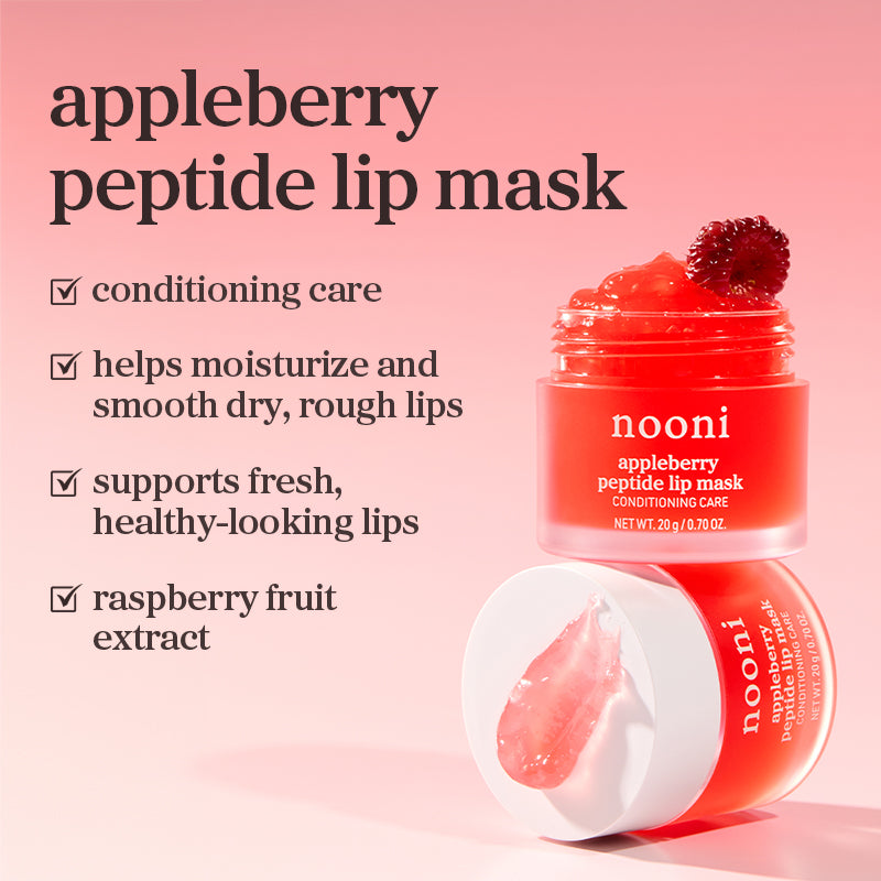 nooni appleberry peptide lip mask