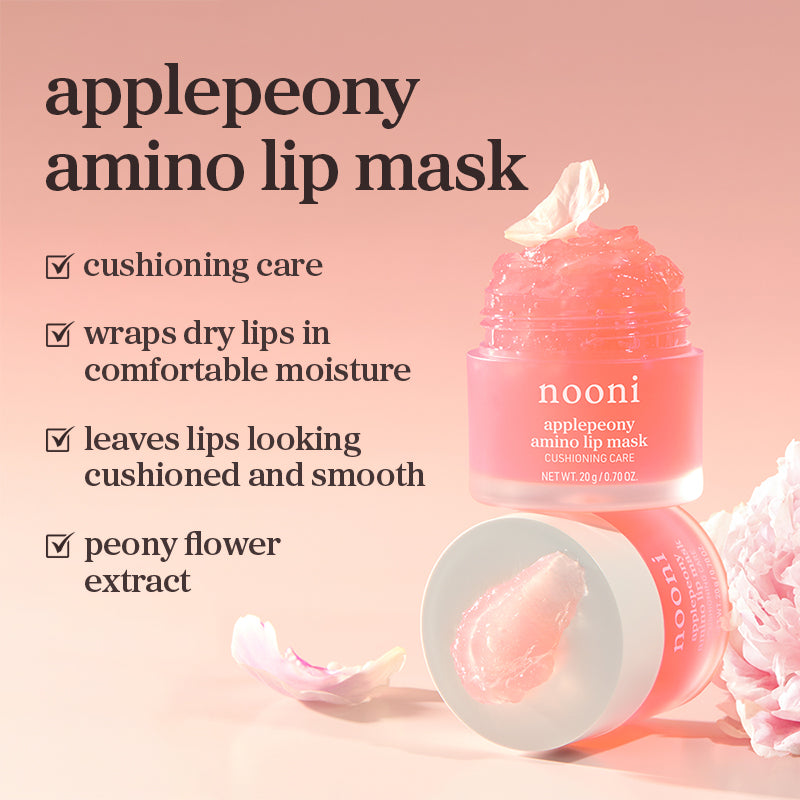 nooni applepeony amino lip mask