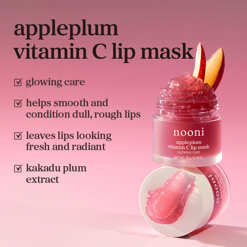 nooni appleplum vitamin C lip mask