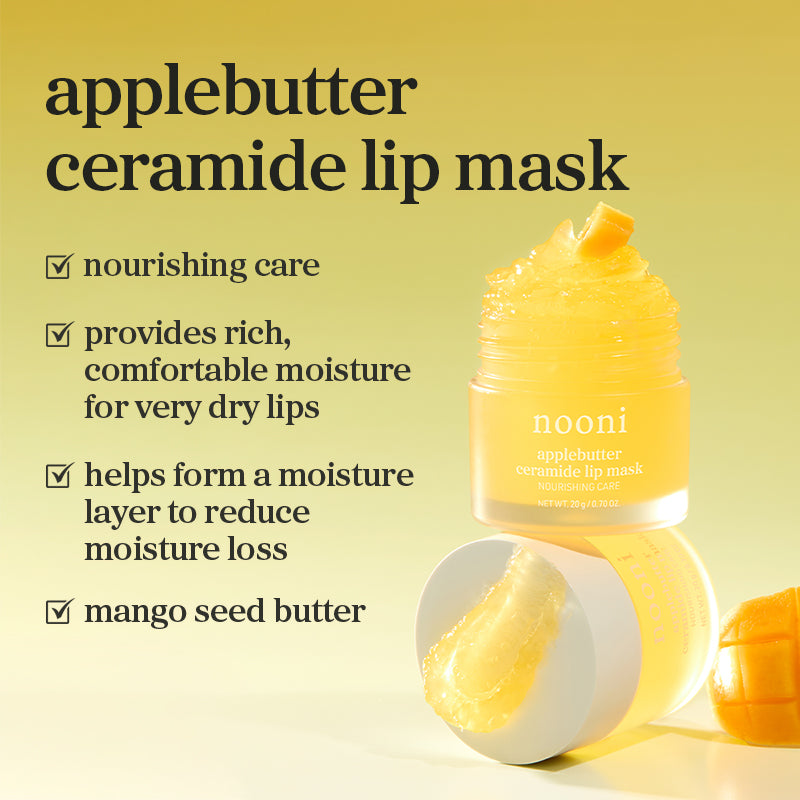 nooni applebutter ceramide lip mask