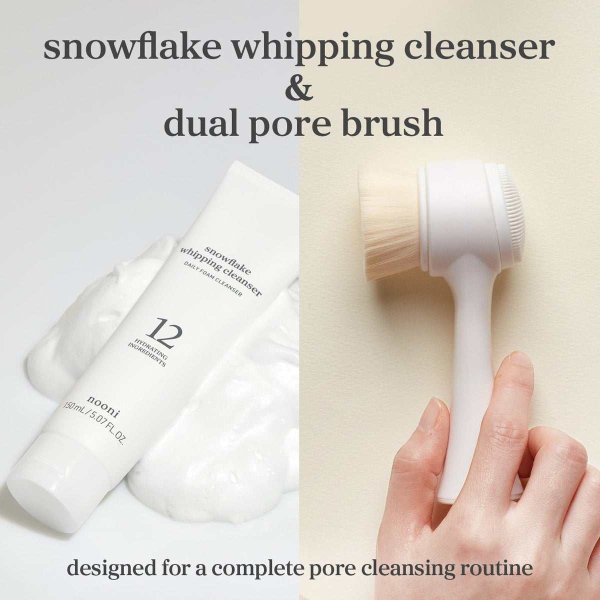 Snowflake Deep Cleanse & Brush Set - nooni