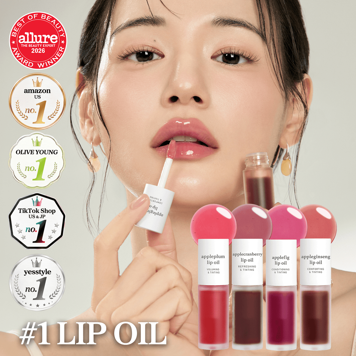 Lip Oil: Radiant Tinted (4-Pack) - nooni