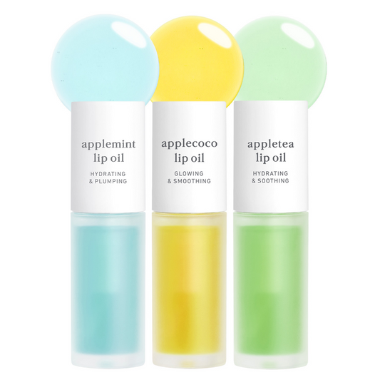 appleseed lip oil trio (applecoco & applemint & appletea)