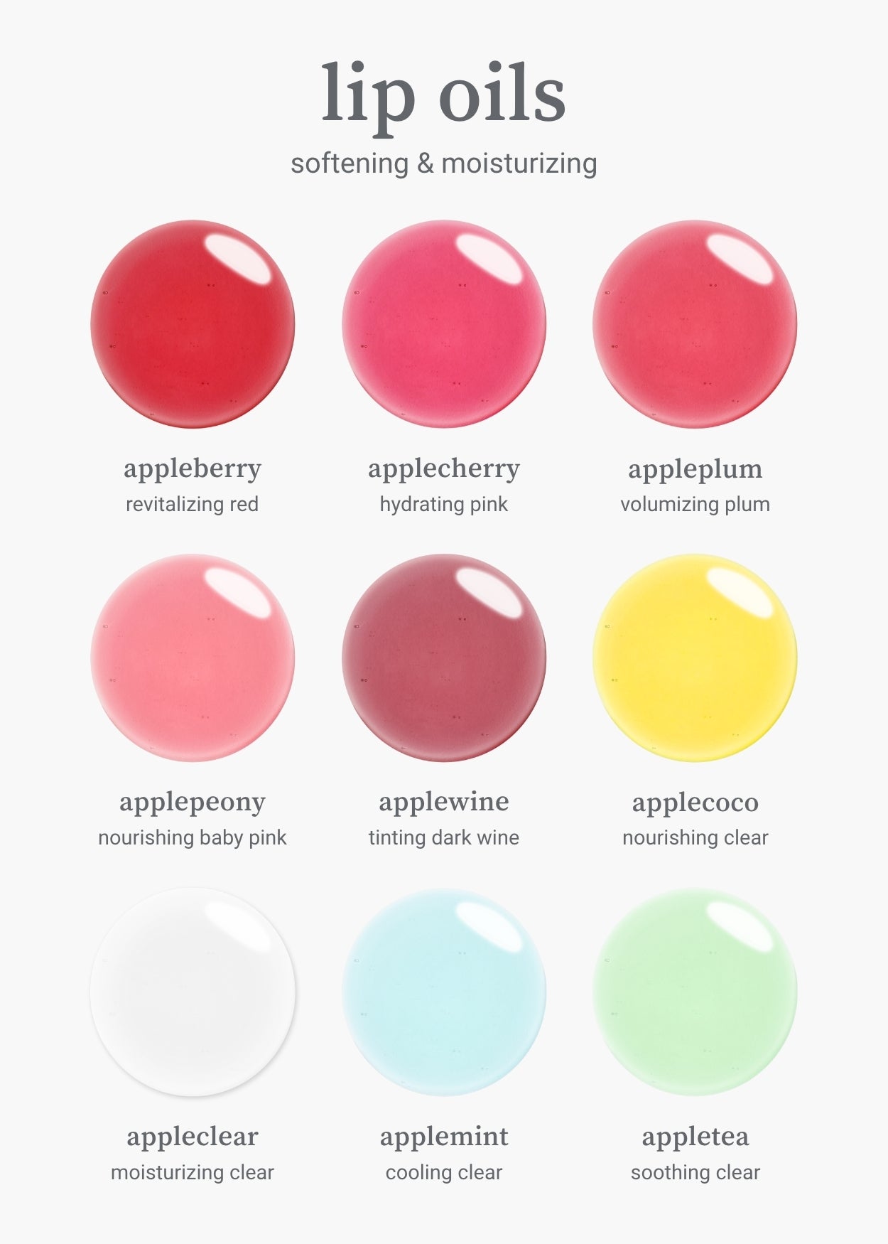 appleberry lip oil