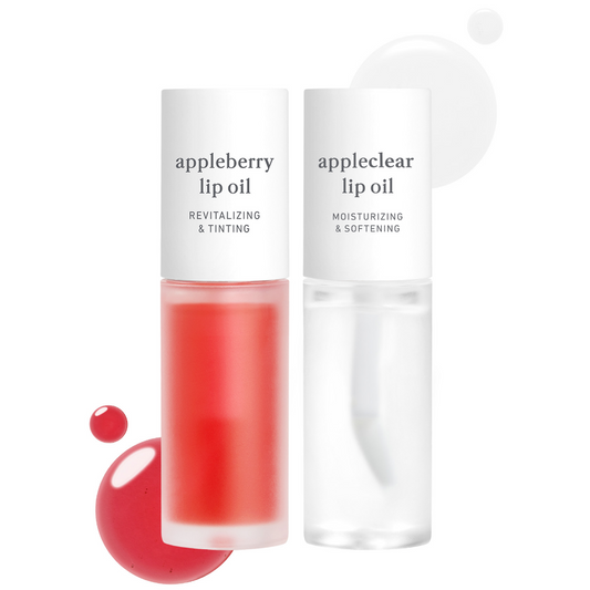 appleseed lip oil duo (appleberry & appleclear)