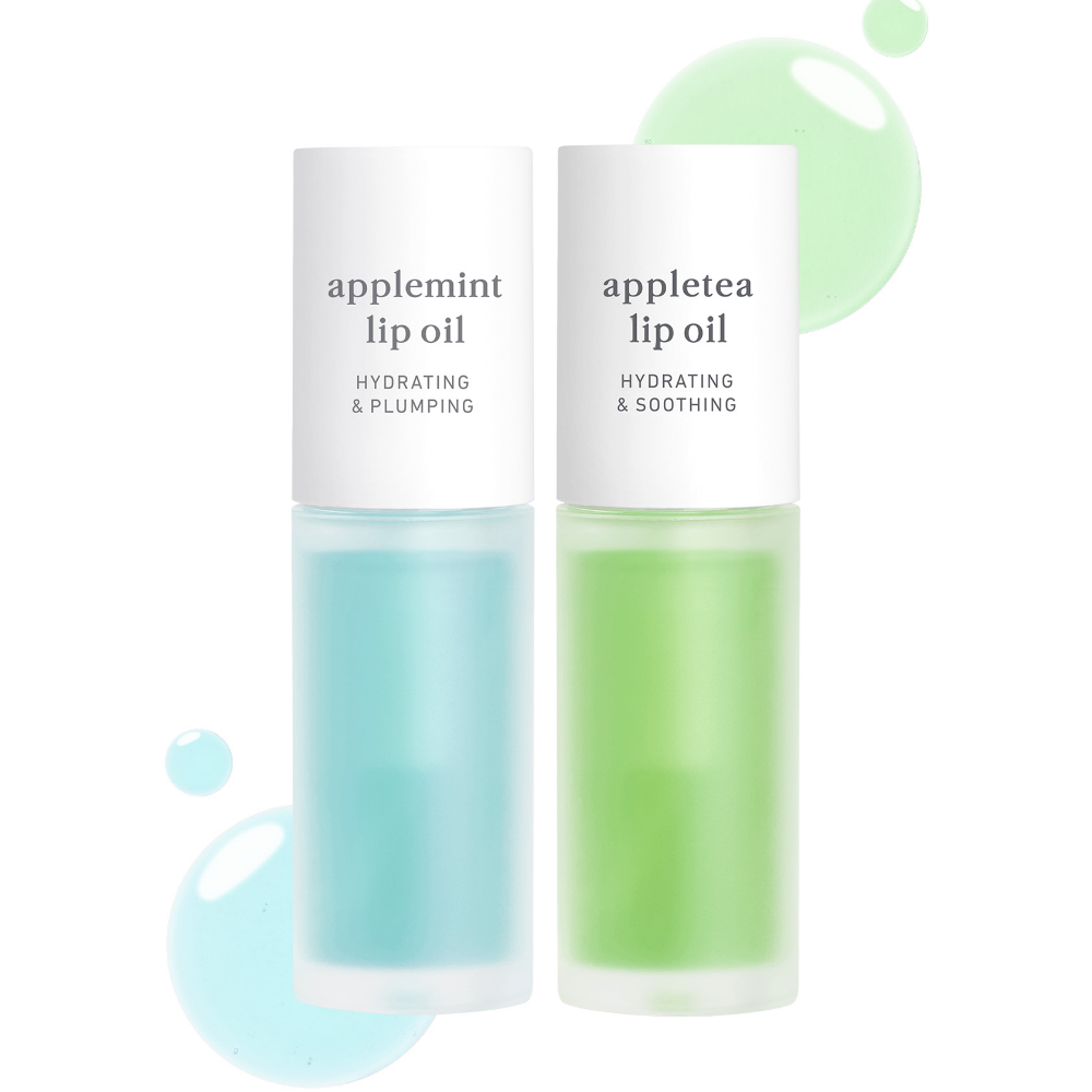 appleseed lip oil duo (applemint & appletea)