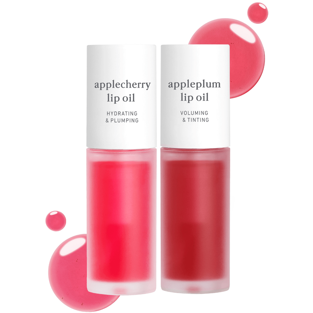 nooni lip oil duo (applecherry & appleplum) - Nooni