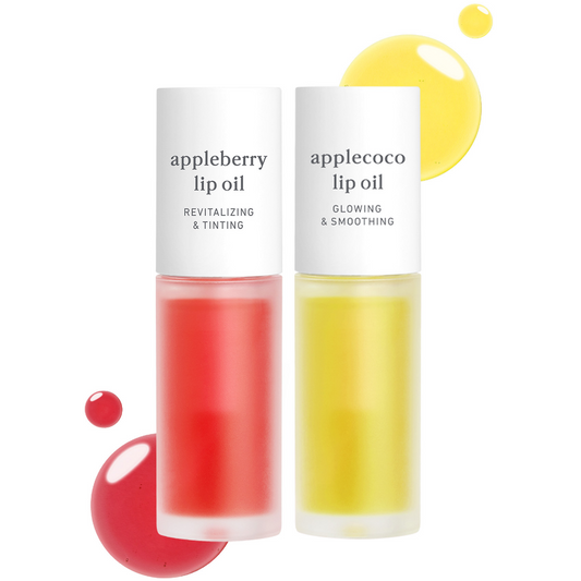 appleseed lip oil duo (appleberry & applecoco)